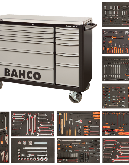 BAHCO 758 Piece Tool Box Set with 53