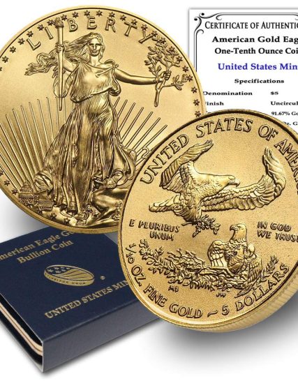 🔥Monster Box of 500-2024 ‎- 1/10 troy oz American Gold Eagle Coin Brilliant Uncirculated in Luxury LED Lit Presentation Box with a Certificate of Authenticity 91.67% $5 Seller BU